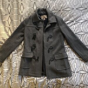 ✨J. Crew 🤍 charcoal gray wool pea coat XS